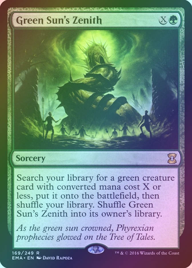 Green Sun's Zenith (EMA) (169) / Foil