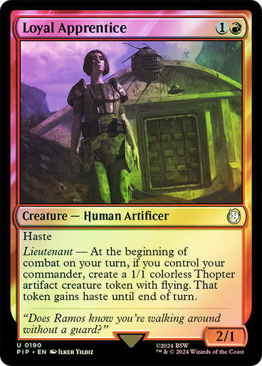 Loyal Apprentice (pip) (190) / Foil