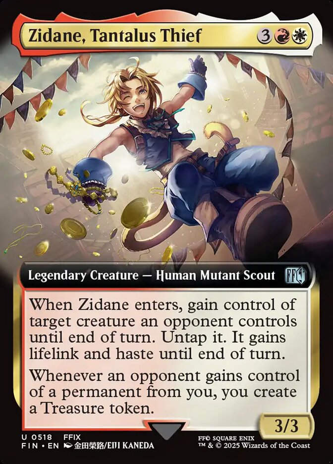 Zidane, Tantalus Thief (FIN) (518) / Extended Art