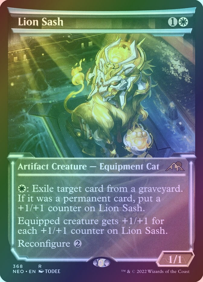 Lion Sash (NEO) (368) / Showcase / Foil