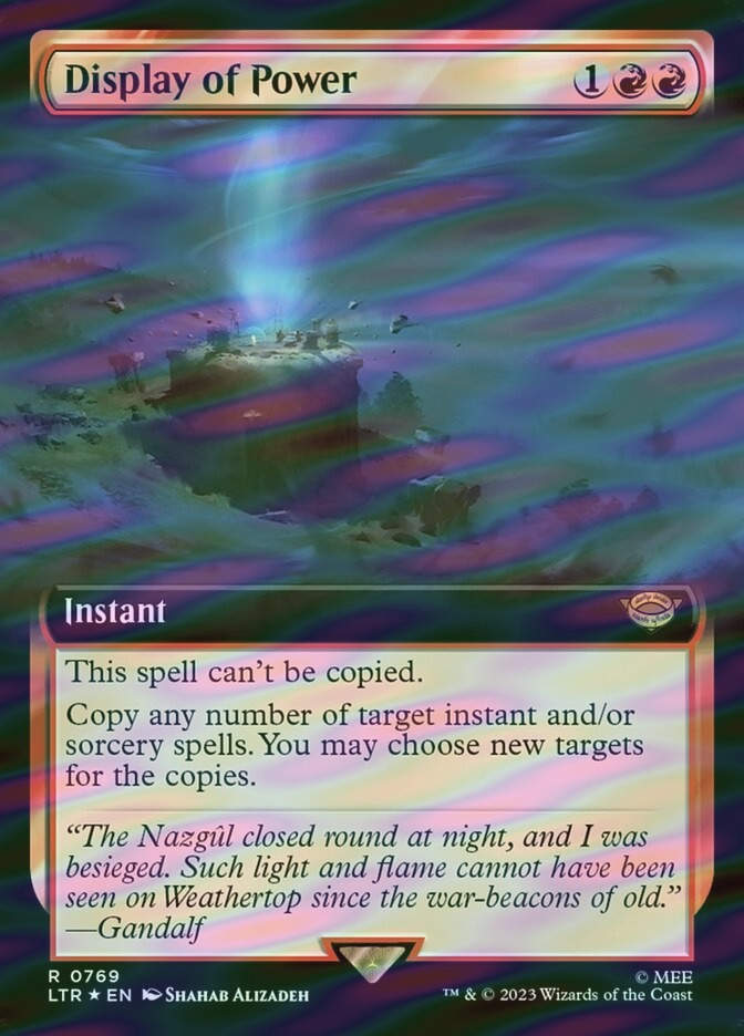 Display of Power (LTR) (769) / Extended Art / Surge Foil