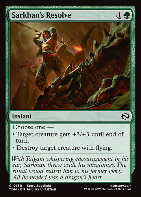 Sarkhan's Resolve (TDM) (158)