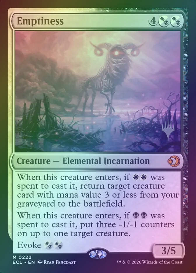 Emptiness (PECL) (222p) / Foil