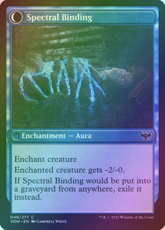 Binding Geist // Spectral Binding (VOW) (48) / Foil — cara 2 de 2