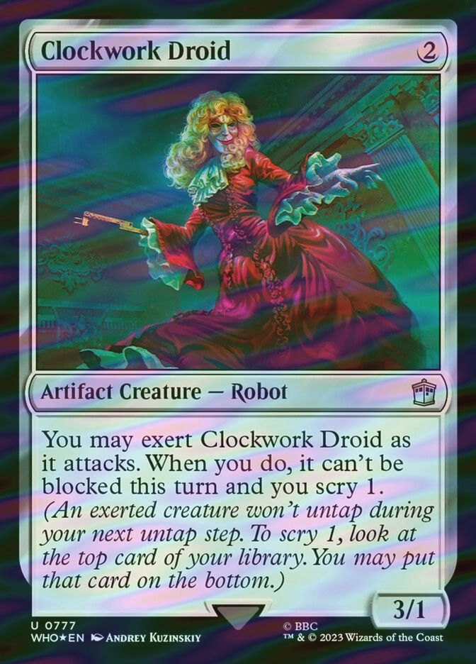 Clockwork Droid (WHO) (777) / Surge Foil