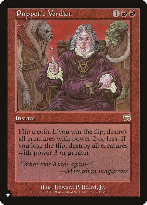 Puppet's Verdict (PLST) (MMQ-208)