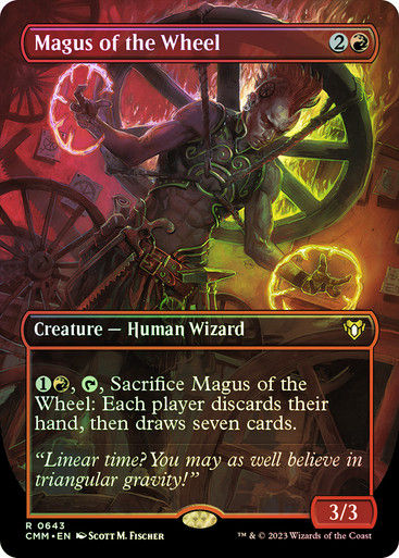Magus of the Wheel (cmm) / Borderless / Foil