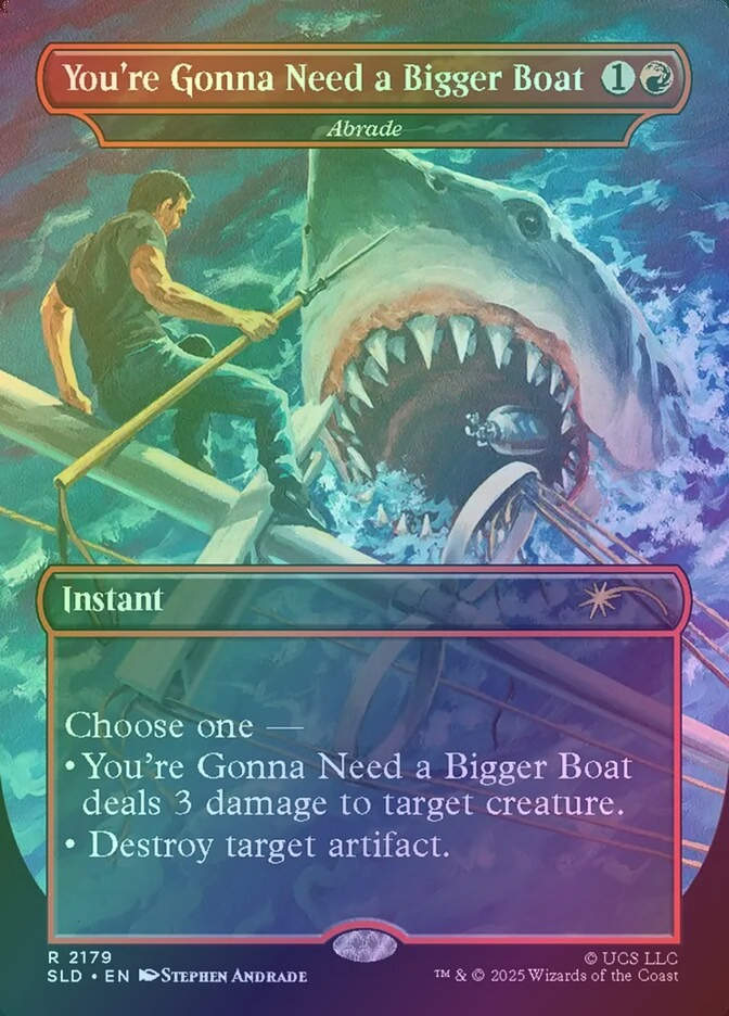 Abrade (SLD) (2179) / Borderless / Rainbow Foil