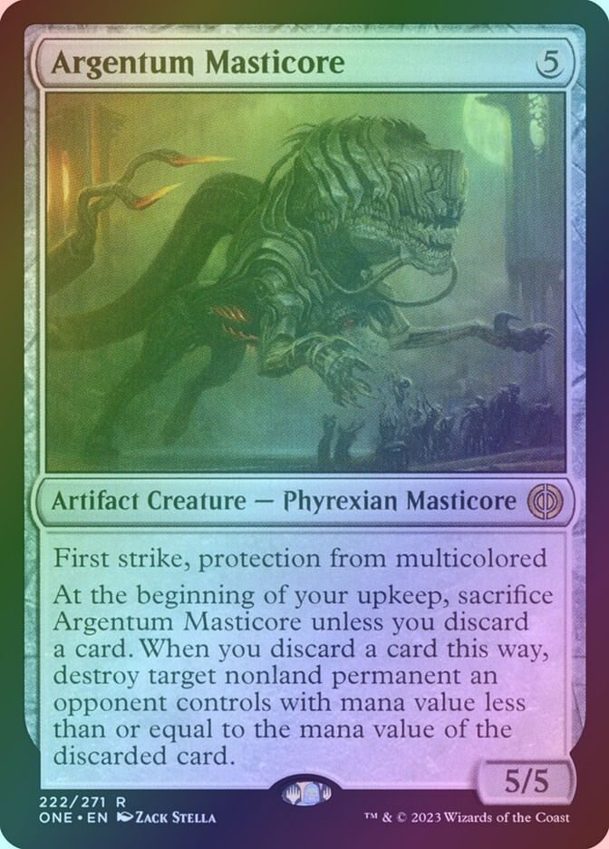 Argentum Masticore (ONE) (222) / Foil