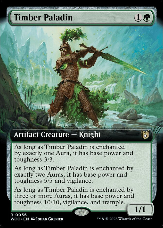 Timber Paladin (WOC) (56) / Extended Art
