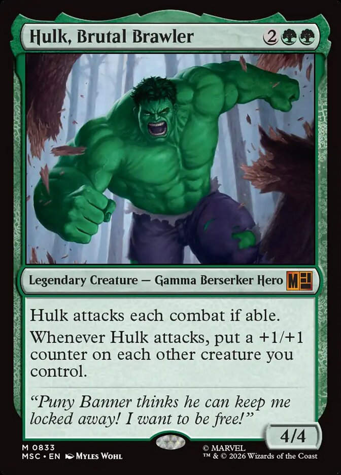 Hulk, Brutal Brawler (MSC) (833)