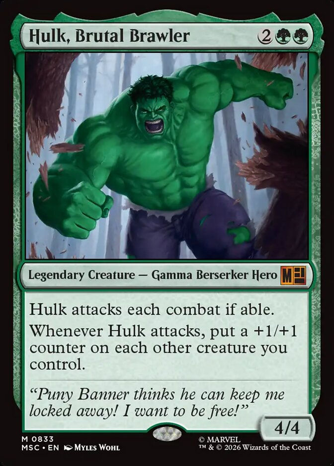 Hulk, Brutal Brawler (MSC) (833)