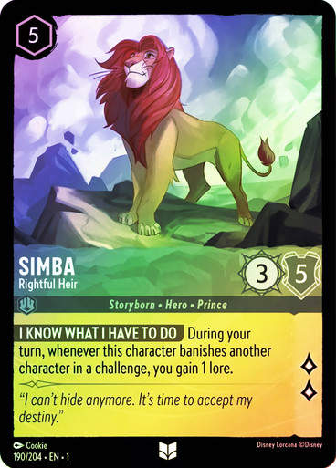 Simba - Rightful Heir (LOR_TFC) / Foil