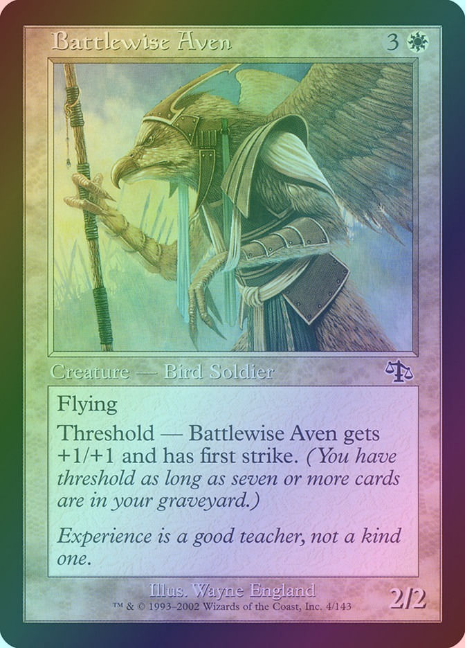 Battlewise Aven (JUD) (4) / Foil