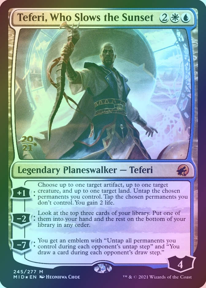 Teferi, Who Slows the Sunset (PMID) (245s) / Foil