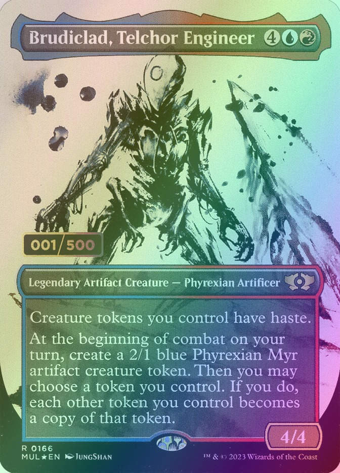 Brudiclad, Telchor Engineer (MUL) (166z) / Borderless / Serialized