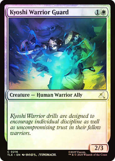 Kyoshi Warrior Guard (TLE) (216) / Foil