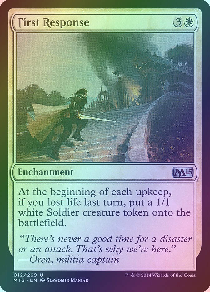 First Response (M15) (12) / Foil
