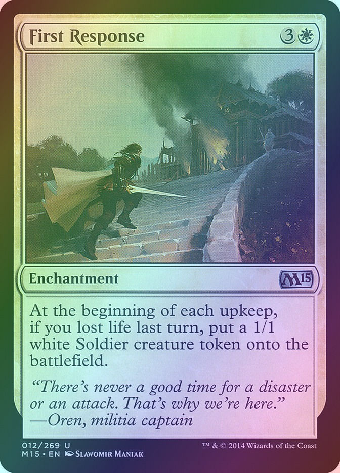 First Response (M15) (12) / Foil