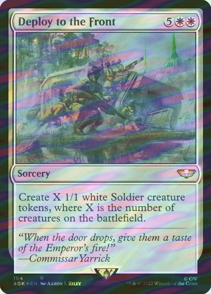 Deploy to the Front (40K) (184★) / Surge Foil
