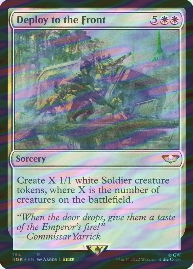 Deploy to the Front (40K) (184★) / Surge Foil