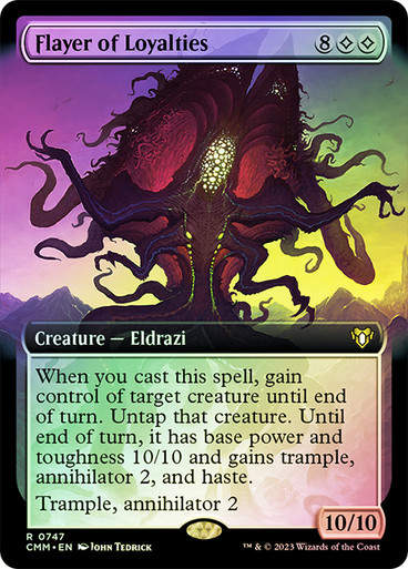 Flayer of Loyalties (cmm) / Extended Art / Foil