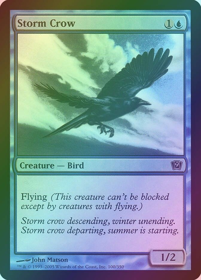 Storm Crow (9ED) (100★) / Foil