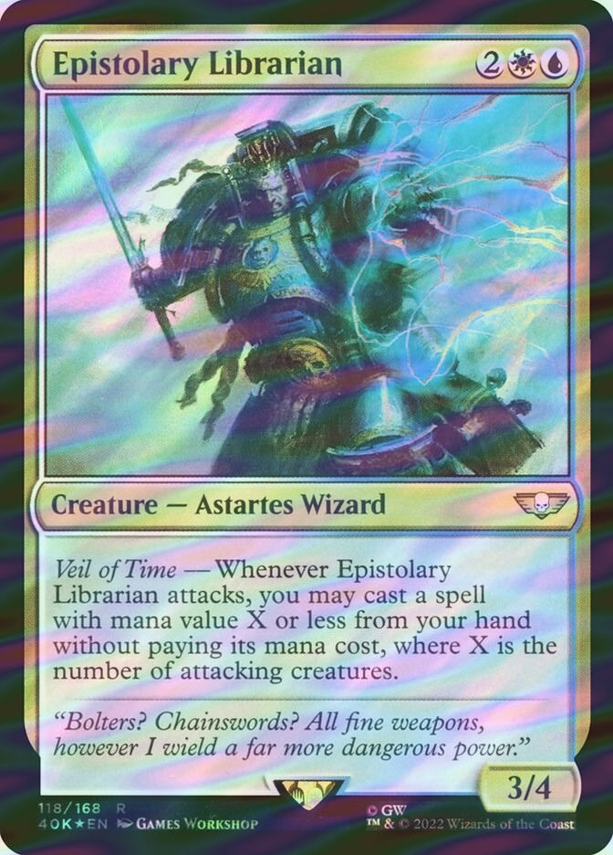 Epistolary Librarian (40K) (118★) / Surge Foil