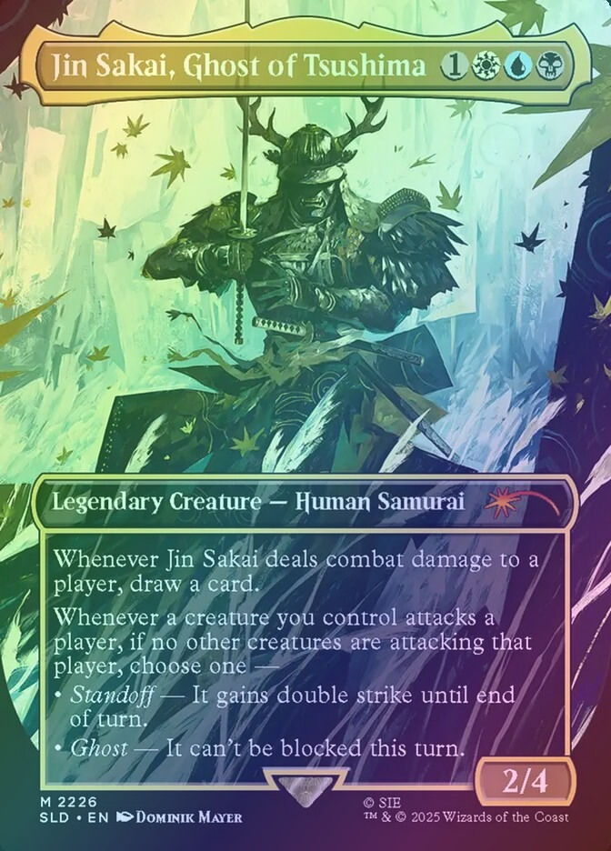 Jin Sakai, Ghost of Tsushima (SLD) (2226) / Borderless / Foil