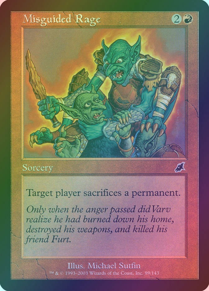 Misguided Rage (SCG) (99) / Foil