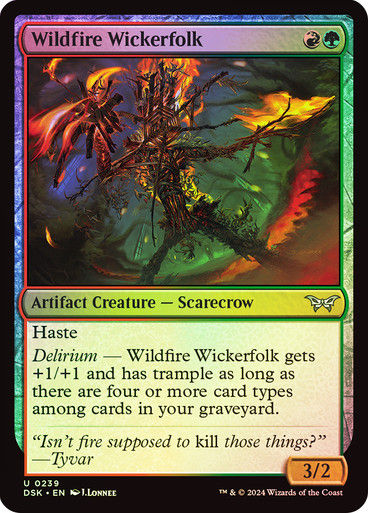 Wildfire Wickerfolk (DSK) (239) / Foil