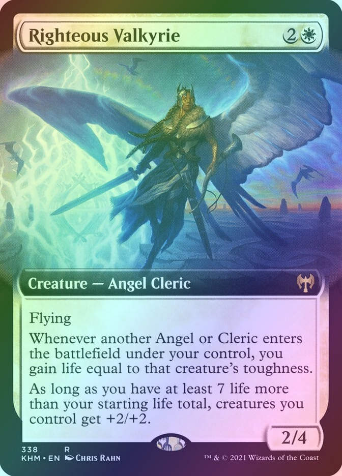 Righteous Valkyrie (KHM) (338) / Extended Art / Foil
