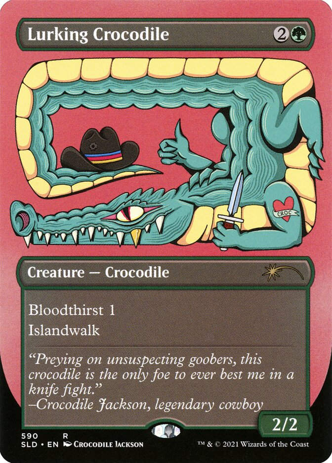 Lurking Crocodile (SLD) (590) / Borderless