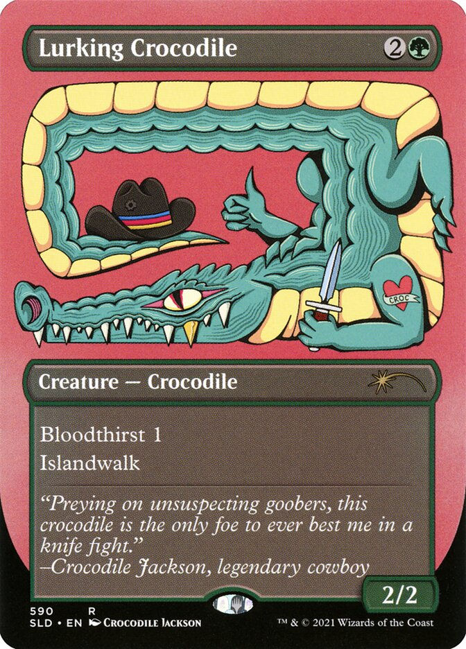 Lurking Crocodile (SLD) (590) / Borderless