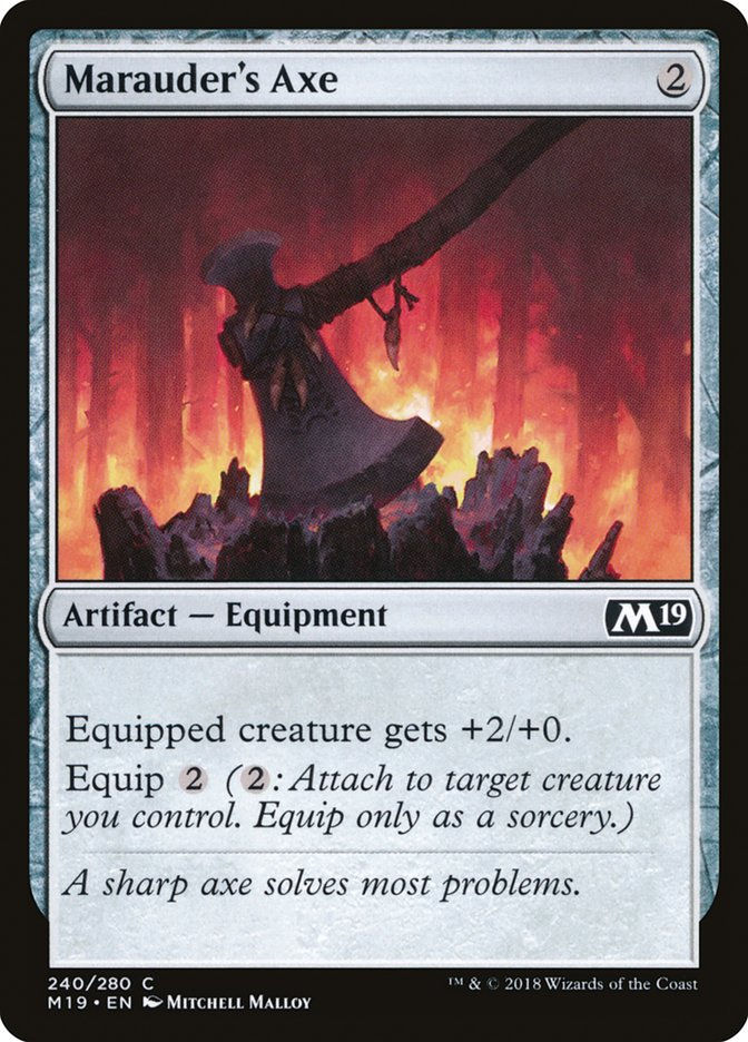 Marauder's Axe (M19) (240)