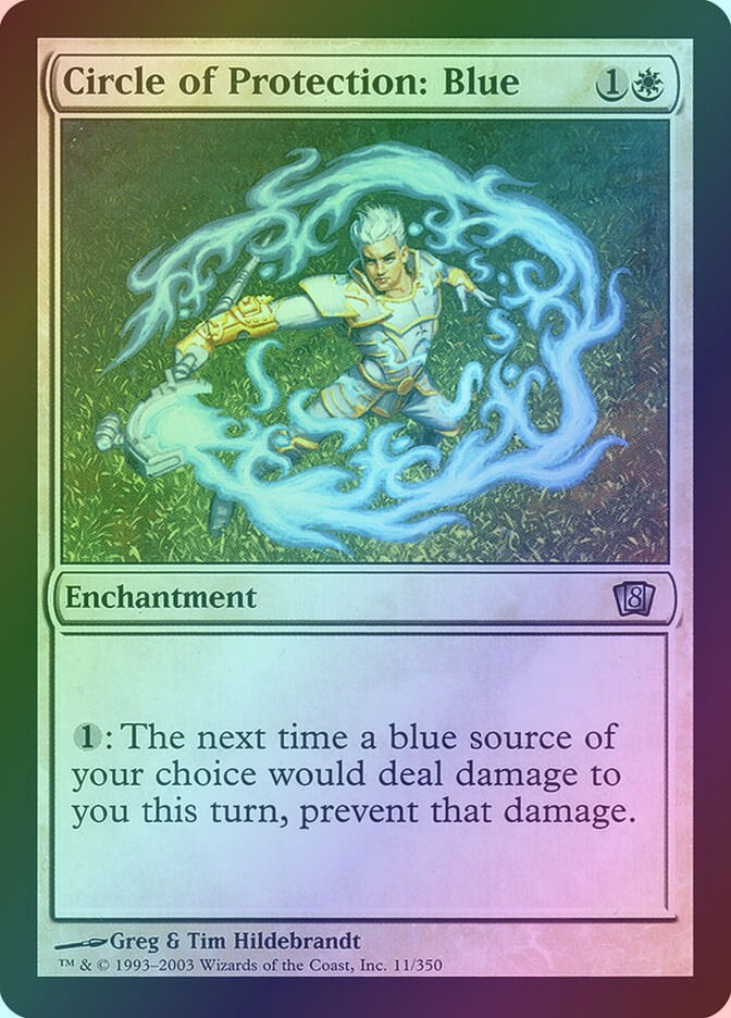 Circle of Protection: Blue (8ED) (11★) / Foil