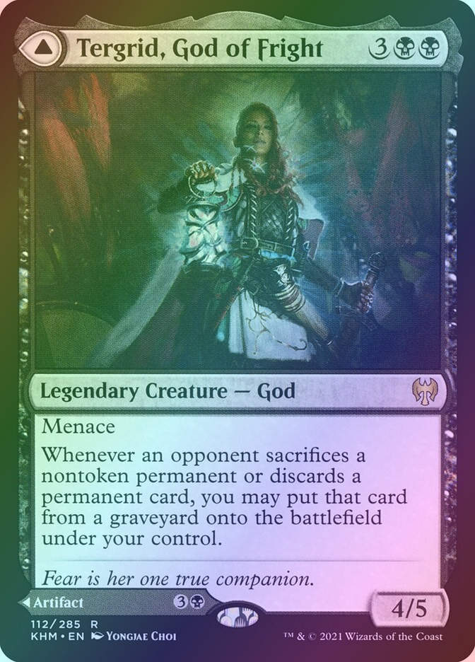 Tergrid, God of Fright // Tergrid's Lantern (KHM) (112) / Foil