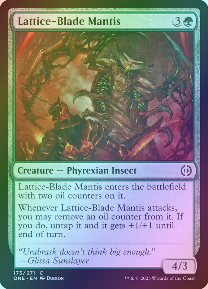 Lattice-Blade Mantis (ONE) (173) / Foil