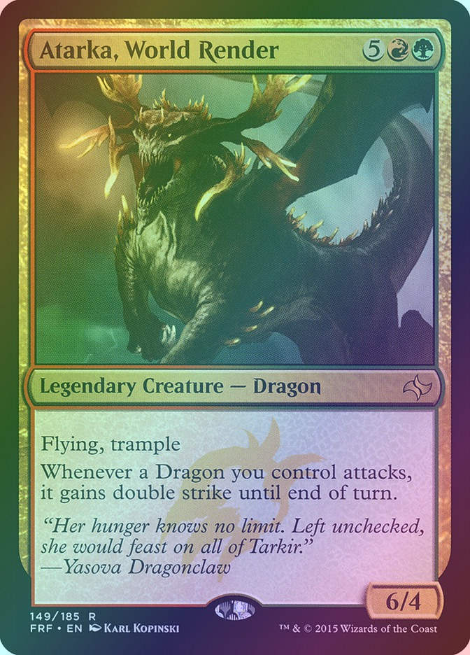 Atarka, World Render (FRF) (149) / Foil