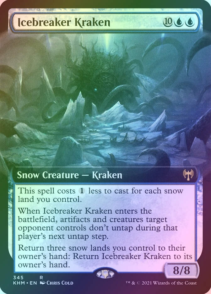 Icebreaker Kraken (KHM) (345) / Extended Art / Foil