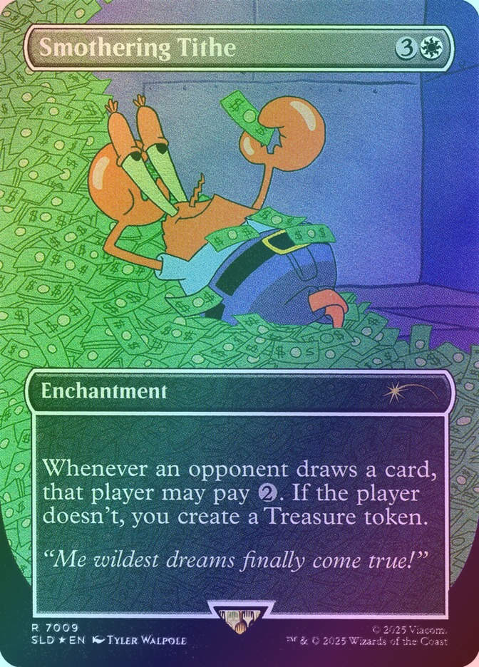 Smothering Tithe (SLD) (7009) / Borderless / Foil