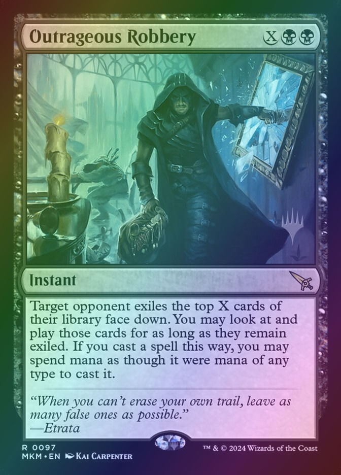 Outrageous Robbery (PMKM) (97p) / Foil
