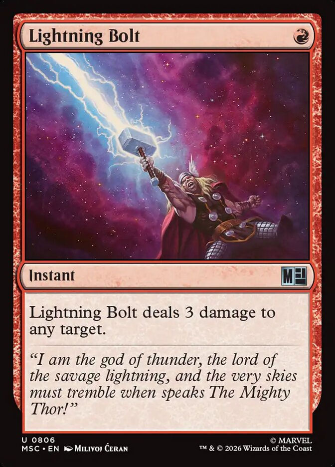 Lightning Bolt (MSC) (806)