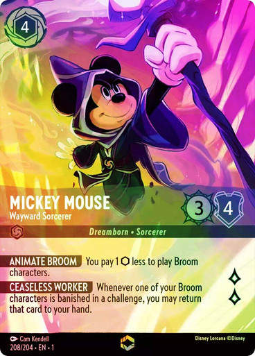 Mickey Mouse - Wayward Sorcerer (Enchanted) (LOR_TFC)