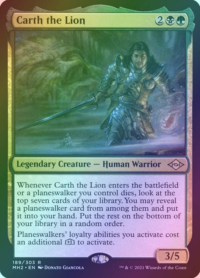 Carth the Lion (MH2) (189) / Foil