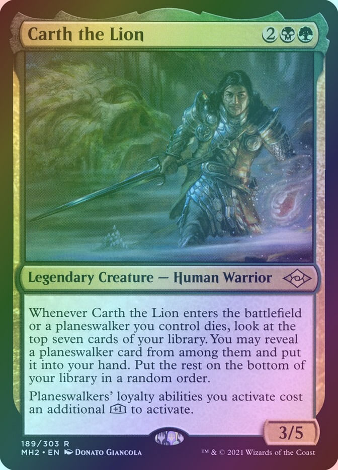Carth the Lion (MH2) (189) / Foil