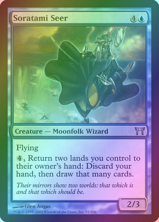Soratami Seer (CHK) (91) / Foil