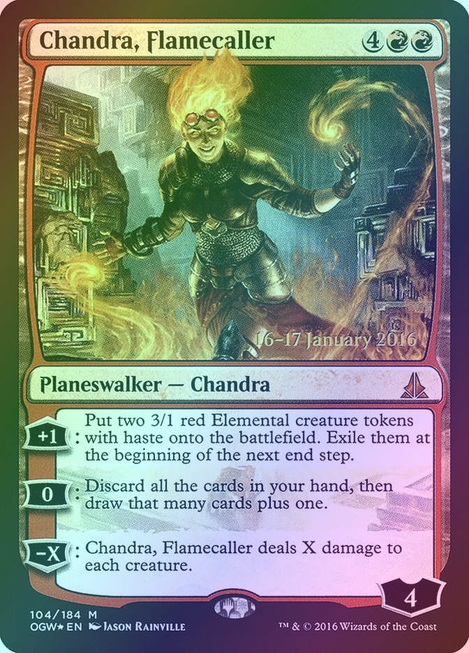 Chandra, Flamecaller (POGW) (104s) / Foil