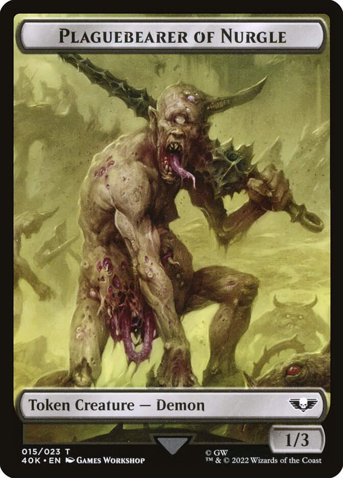 Plaguebearer of Nurgle // Astartes Warrior (T40K) (15 // 12)