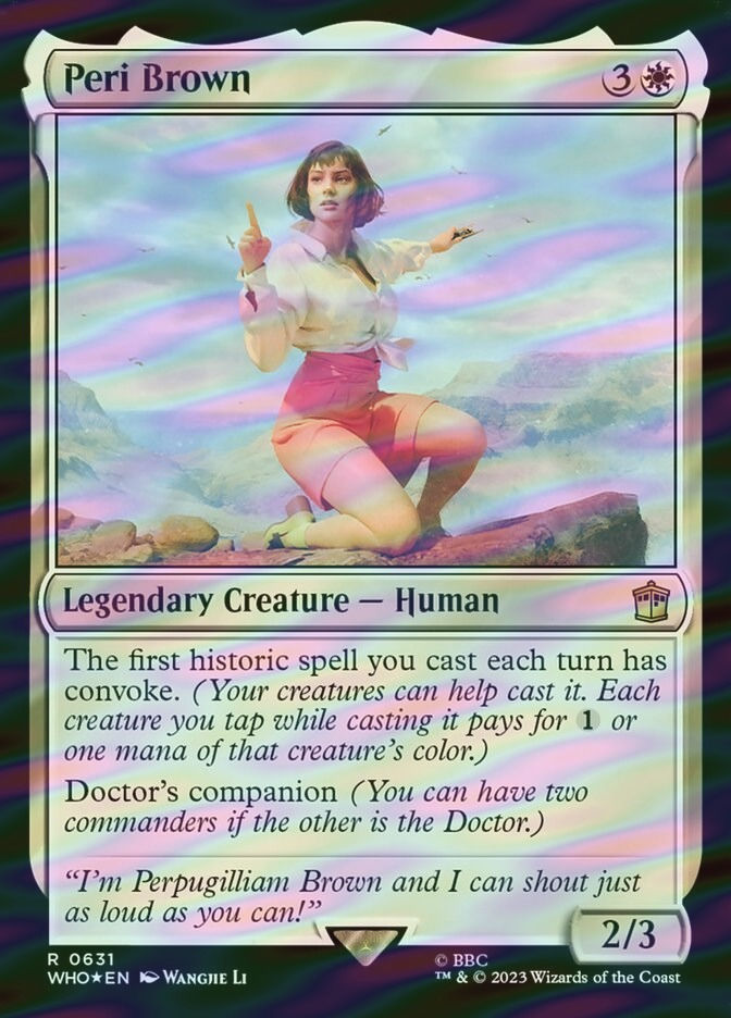 Peri Brown (WHO) (631) / Surge Foil
